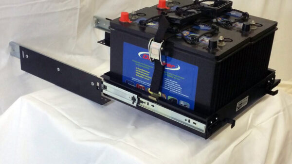BT-1413100-BK</br>EZ Glide 2-Battery Tray</br>15.75" x 15.5" - Image 3