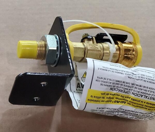 Quick Connect Female LP Fitting w/mounting bracket RV